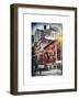 Instants of NY Series - Urban Scene Downtown Manhattan in Winter-Philippe Hugonnard-Framed Art Print