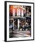 Instants of NY Series - Urban Scene in Broadway - NYC Crosswalk - Manhattan - New York City-Philippe Hugonnard-Framed Photographic Print