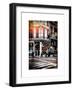 Instants of NY Series - Urban Scene in Broadway - NYC Crosswalk - Manhattan - New York-Philippe Hugonnard-Framed Art Print