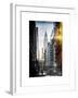 Instants of NY Series - Urban Scene in Winter at Grand Central Terminal in New York City-Philippe Hugonnard-Framed Art Print