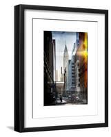 Instants of NY Series - Urban Scene in Winter at Grand Central Terminal in New York City-Philippe Hugonnard-Framed Art Print