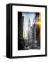 Instants of NY Series - Urban Scene in Winter at Grand Central Terminal in New York City-Philippe Hugonnard-Framed Stretched Canvas