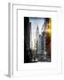 Instants of NY Series - Urban Scene in Winter at Grand Central Terminal in New York City-Philippe Hugonnard-Framed Premium Giclee Print