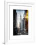 Instants of NY Series - Urban Scene in Winter at Grand Central Terminal in New York City-Philippe Hugonnard-Framed Art Print