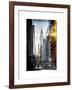 Instants of NY Series - Urban Scene in Winter at Grand Central Terminal in New York City-Philippe Hugonnard-Framed Art Print