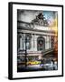 Instants of NY Series - Urban Scene View in Winter-Philippe Hugonnard-Framed Photographic Print