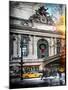 Instants of NY Series - Urban Scene View in Winter-Philippe Hugonnard-Mounted Photographic Print