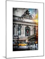 Instants of NY Series - Urban Scene View in Winter-Philippe Hugonnard-Mounted Art Print