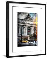 Instants of NY Series - Urban Scene View in Winter-Philippe Hugonnard-Framed Art Print