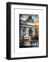 Instants of NY Series - Urban Scene View in Winter-Philippe Hugonnard-Framed Art Print