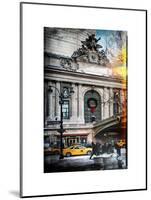 Instants of NY Series - Urban Scene View in Winter-Philippe Hugonnard-Mounted Art Print