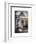 Instants of NY Series - Urban Scene View in Winter-Philippe Hugonnard-Framed Art Print