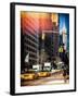 Instants of NY Series - Urban Scene with the Empire State Building in Winter-Philippe Hugonnard-Framed Photographic Print