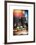 Instants of NY Series - Urban Scene with the Empire State Building in Winter-Philippe Hugonnard-Framed Art Print