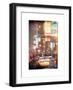 Instants of NY Series - Urban Scene with Yellow Taxi-Philippe Hugonnard-Framed Art Print