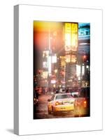 Instants of NY Series - Urban Scene with Yellow Taxi-Philippe Hugonnard-Stretched Canvas