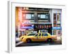Instants of NY Series - Urban Scene with Yellow Taxis Manhattan Winter-Philippe Hugonnard-Framed Photographic Print