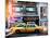 Instants of NY Series - Urban Scene with Yellow Taxis Manhattan Winter-Philippe Hugonnard-Mounted Photographic Print