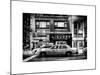 Instants of NY Series - Urban Scene with Yellow Taxis Manhattan Winter-Philippe Hugonnard-Mounted Art Print
