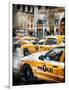 Instants of NY Series - Urban Scene with Yellow Taxis-Philippe Hugonnard-Framed Photographic Print