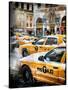 Instants of NY Series - Urban Scene with Yellow Taxis-Philippe Hugonnard-Stretched Canvas