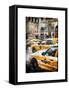 Instants of NY Series - Urban Scene with Yellow Taxis-Philippe Hugonnard-Framed Stretched Canvas