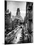 Instants of NY Series - Urban Snowy Winter Landscape-Philippe Hugonnard-Mounted Photographic Print