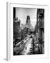 Instants of NY Series - Urban Snowy Winter Landscape-Philippe Hugonnard-Framed Premium Photographic Print
