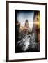 Instants of NY Series - Urban Snowy Winter Landscape-Philippe Hugonnard-Framed Art Print