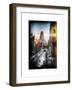 Instants of NY Series - Urban Snowy Winter Landscape-Philippe Hugonnard-Framed Art Print