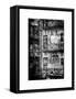 Instants of NY Series - Urban Street Art Building-Philippe Hugonnard-Framed Stretched Canvas