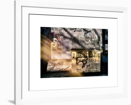 Instants of NY Series - Urban Street Art-Philippe Hugonnard-Framed Art Print