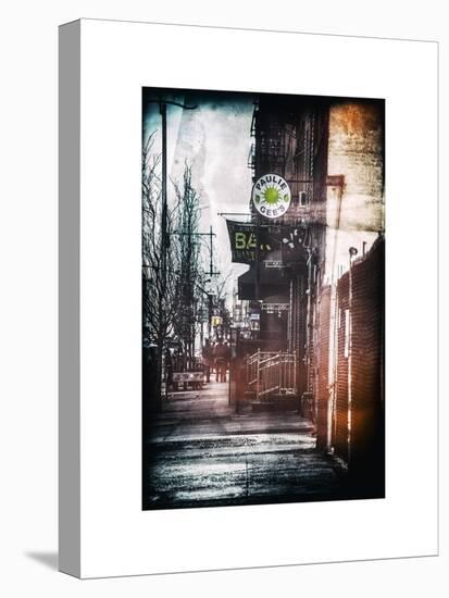 Instants of NY Series - Urban Street at Brooklyn-Philippe Hugonnard-Stretched Canvas