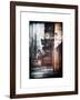 Instants of NY Series - Urban Street at Brooklyn-Philippe Hugonnard-Framed Art Print