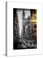 Instants of NY Series - Urban Street Scene in Broadway - Canal Street - Manhattan - New York-Philippe Hugonnard-Stretched Canvas