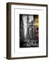 Instants of NY Series - Urban Street Scene in Broadway - Canal Street - Manhattan - New York-Philippe Hugonnard-Framed Art Print