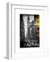 Instants of NY Series - Urban Street Scene in Broadway - Canal Street - Manhattan - New York-Philippe Hugonnard-Framed Art Print