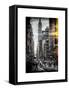 Instants of NY Series - Urban Street Scene in Broadway - Canal Street - Manhattan - New York-Philippe Hugonnard-Framed Stretched Canvas