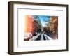 Instants of NY Series - Urban Street Scene of Chelsea in Winter-Philippe Hugonnard-Framed Art Print