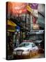 Instants of NY Series - Urban Street Scene with NYC Sheriff Car in Fulton Street-Philippe Hugonnard-Stretched Canvas