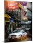 Instants of NY Series - Urban Street Scene with NYC Sheriff Car in Fulton Street-Philippe Hugonnard-Mounted Photographic Print