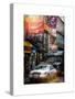 Instants of NY Series - Urban Street Scene with NYC Sheriff Car in Fulton Street-Philippe Hugonnard-Stretched Canvas