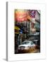 Instants of NY Series - Urban Street Scene with NYC Sheriff Car in Fulton Street-Philippe Hugonnard-Stretched Canvas