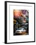 Instants of NY Series - Urban Street Scene with NYC Sheriff Car in Fulton Street-Philippe Hugonnard-Framed Art Print