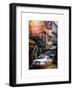 Instants of NY Series - Urban Street Scene with NYC Sheriff Car in Fulton Street-Philippe Hugonnard-Framed Art Print