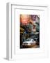 Instants of NY Series - Urban Street Scene with NYC Sheriff Car in Fulton Street-Philippe Hugonnard-Framed Art Print