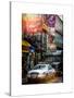 Instants of NY Series - Urban Street Scene with NYC Sheriff Car in Fulton Street-Philippe Hugonnard-Stretched Canvas