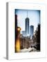 Instants of NY Series - Urban Street Scene with the One World Trade Center (1WTC) in Winter-Philippe Hugonnard-Stretched Canvas