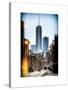 Instants of NY Series - Urban Street Scene with the One World Trade Center (1WTC) in Winter-Philippe Hugonnard-Stretched Canvas