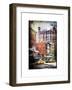 Instants of NY Series - Urban Street Scene with Yellow Taxi in Winter-Philippe Hugonnard-Framed Art Print